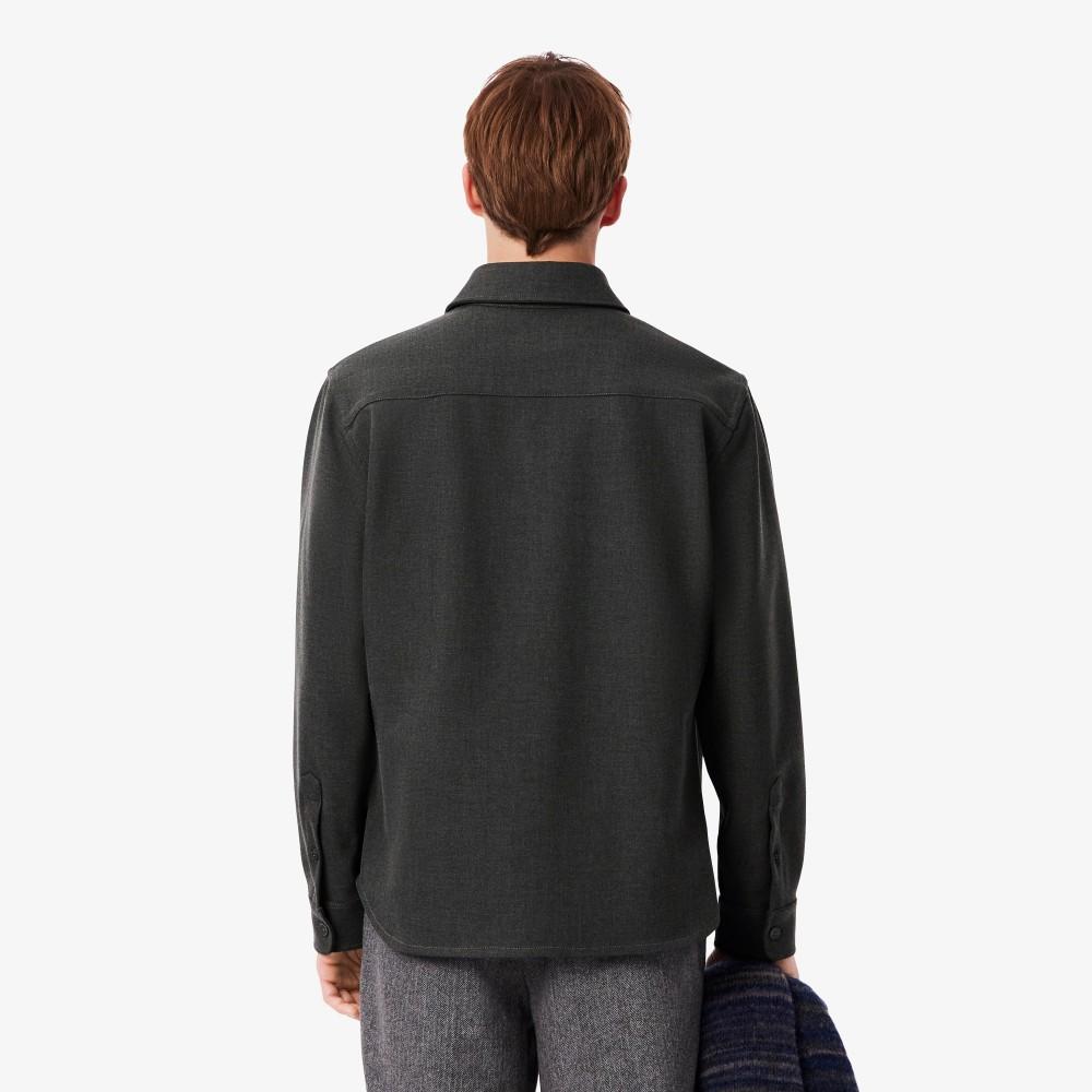 [lacoste] Men's Overshirt Fit Double Face Shirt CH9206-55N050