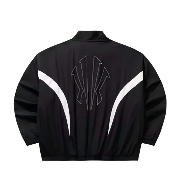 Anta Kyrie Series American Vintage Trend Letter Stand Collar Loose Jacket Unisex Jackets 172621603-2
