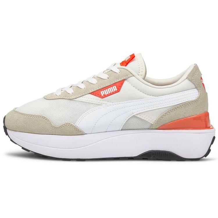 PUMA Cruise Rider Classic Cream White Orange WMNS 375054-02 EU 35.5