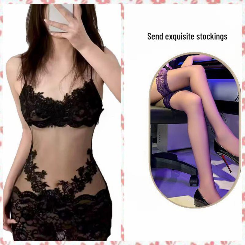 Pijamale noi tip sling, care îmbrățișează șoldurile: Stil cu dantelă tentantă pentru o eleganță matură și sexy