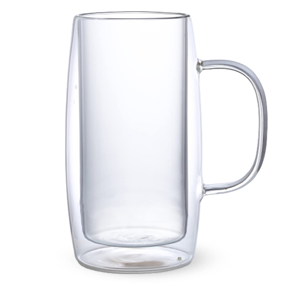 

Кружка для пива из ностальгического стекла, модель двойного тока J-kitchens, кружка, жокей, с двойными стенками, 80xВ172 мм, 610 куб. см,