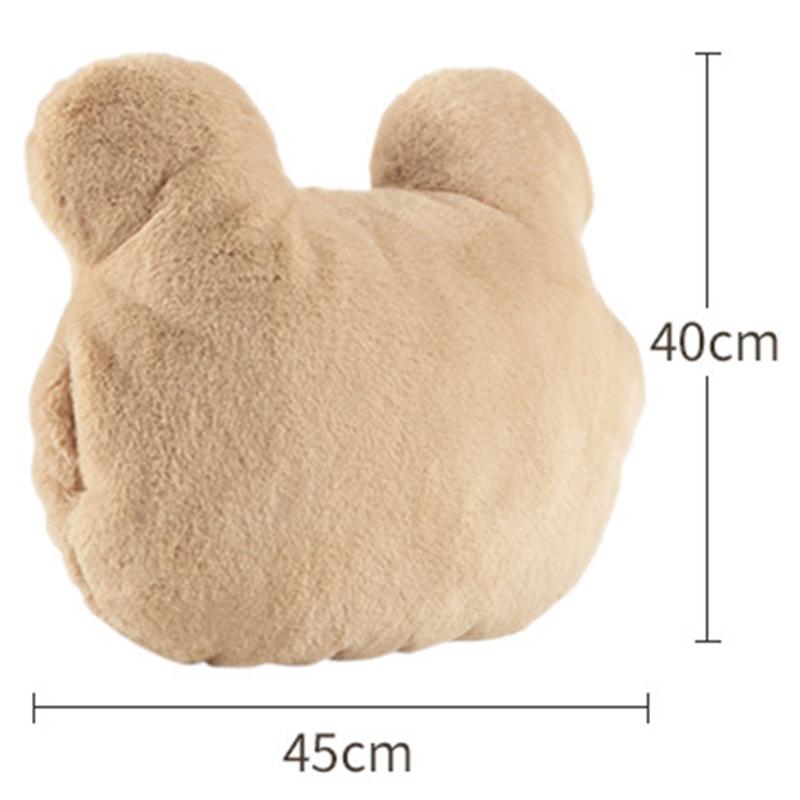 Cute Bear Ear Plush Pillow