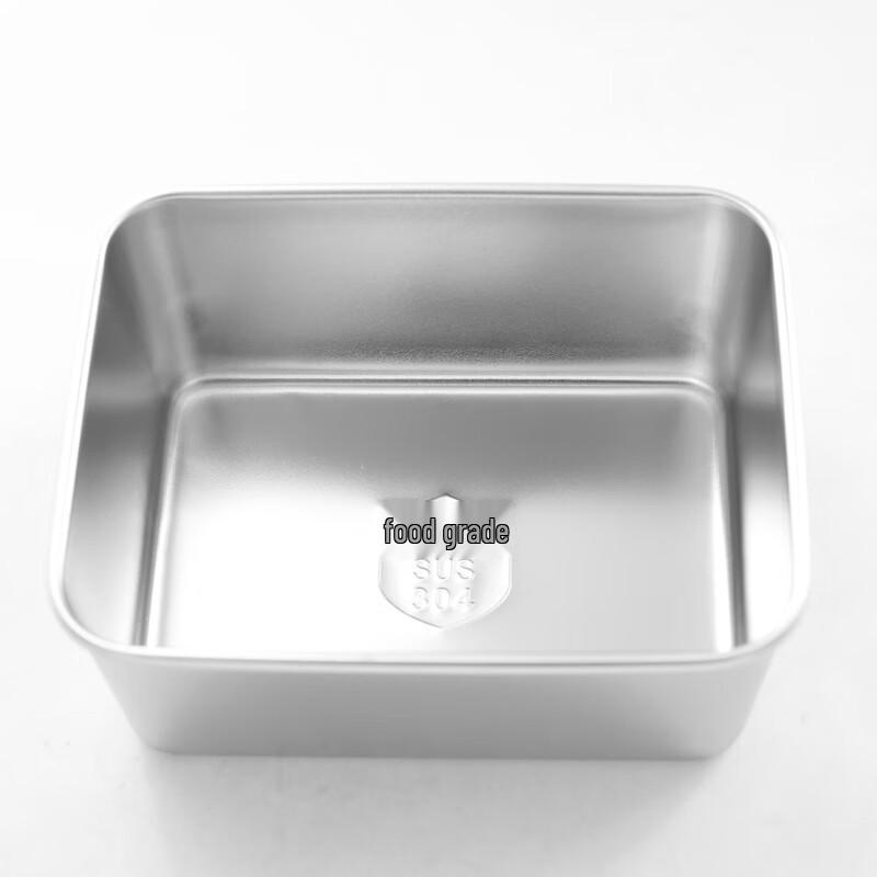 304 Edelstahl Quadratische Lebensmittelaufbewahrungsbehälter Set