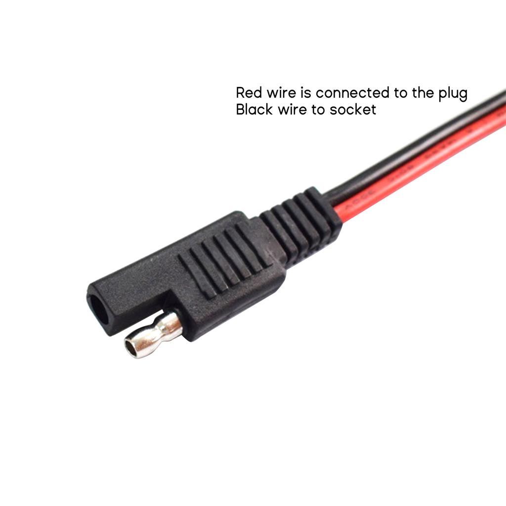 SAE Extension Cable 14AWG SAE To SAE Quick Disconnect Wire Harness SAE Connector Solar Panel Extension Cable 50cm/20inch