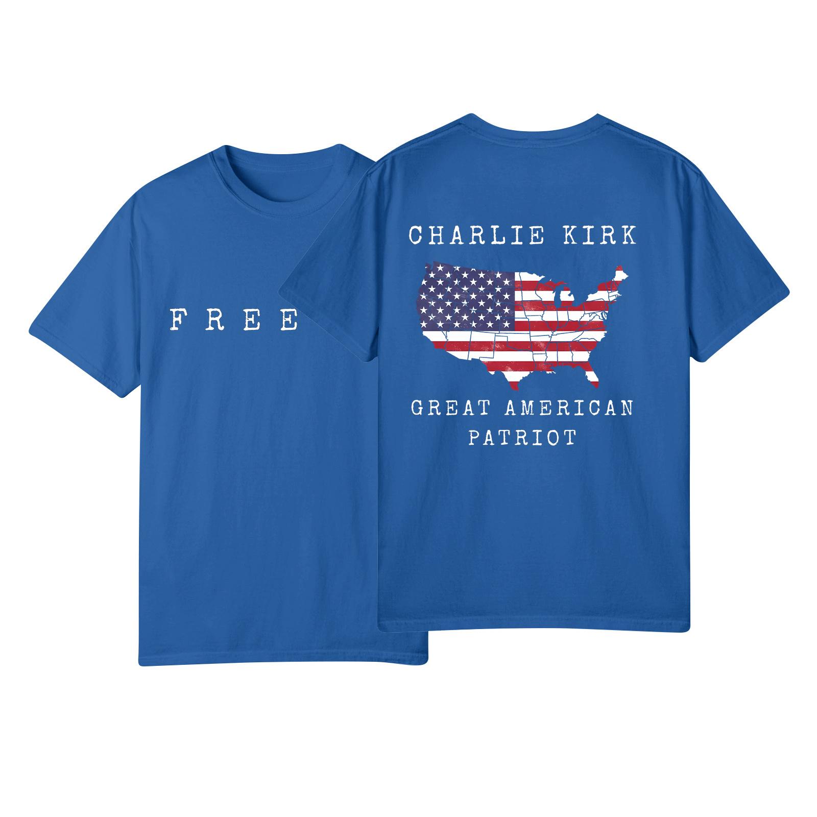 

Женские модные повседневные пуловеры с короткими рукавами и круглым вырезом с принтом XL синий