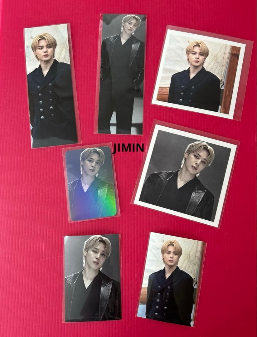 [Б/У] BTS ДЖИМИН Длинная наклейка, Квадратное фото, Фотокарточка, Наклейка (Часть 2)