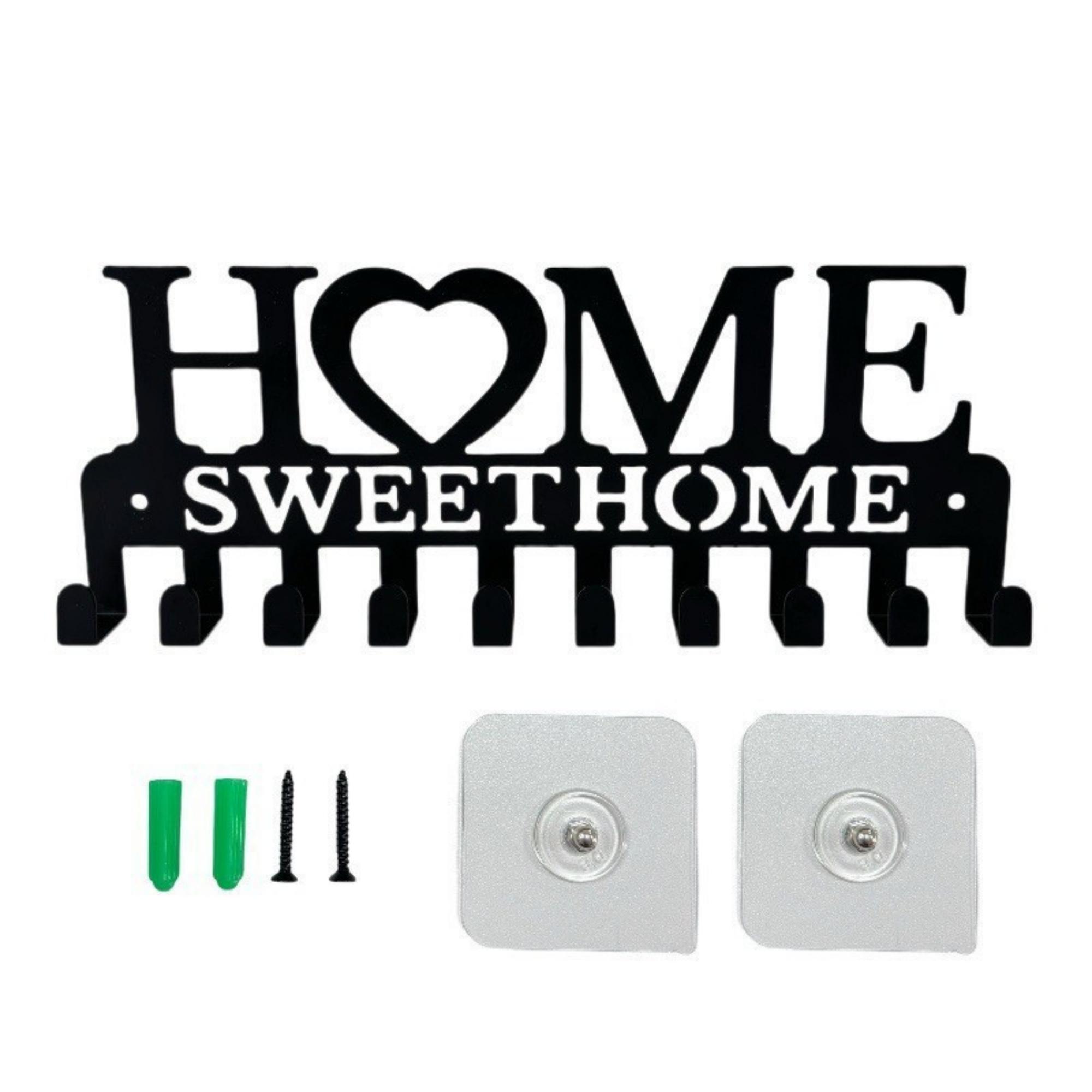 

Wall Mounted Sweet Home Decorative Key Holder, Key Wall Hook, Creative Key Holder For Front Door