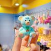 Creative Cherry Bear Resin Keychain - Cute, Fashionable Backpack Pendant for Women