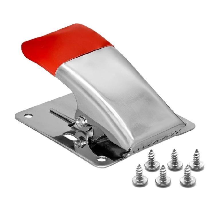 Efficient Fish Tail Grippers Corrosions Resistant Stainless Steel Fish Tail Clamps For Hassle Frees Fishes Preparation красный