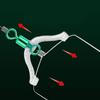 8pcs Subline Splitters Anti Entanglements Fishing Tackle Tying Tool Fishing Line Space Bifurcation Swivels Contactor