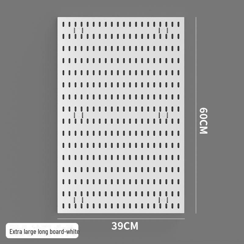 Punch-Free Perforated Board Rack with Accessories for Kitchen and Bedroom