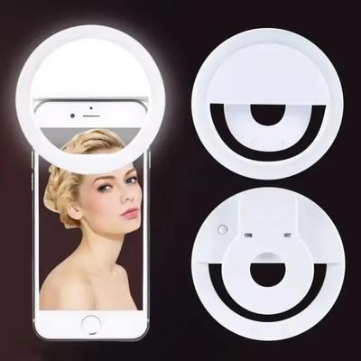 USB Charge Led Selfie Ring Light Mobile Phone Lens LED Selfie Lamp Ring for iPhone Samsung Xiaomi Huawei Phone Selfie Light