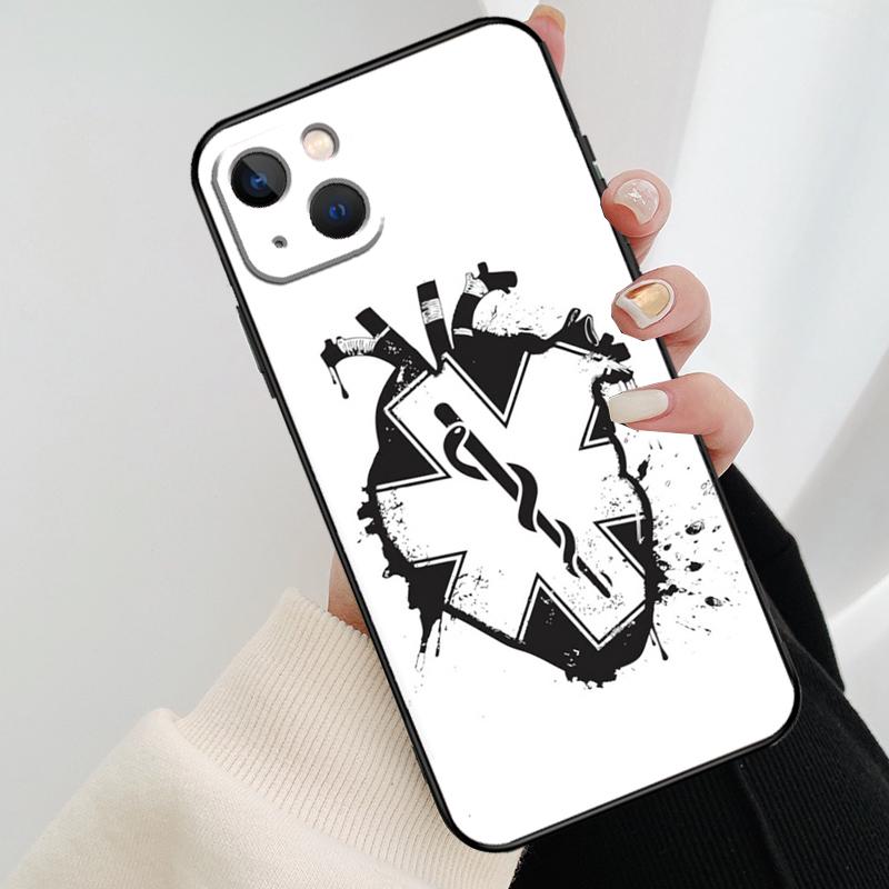 EMT EMS Medical Phone Case For iPhone 17 Pro Max 14 13 12 11 15 16 Pro Max mini 16 15 Plus 16e 17 Air Cover