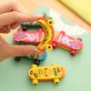 Kreativer Niedlicher Kawaii Skateboard TPR Gummi Radiergummi Für Kinder Geschenk Schule Schulbedarf