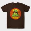 Men Black Print T-shirt The Muppets Show Vintage! No-Cut Transfer Paper Print Cotton Tshirt