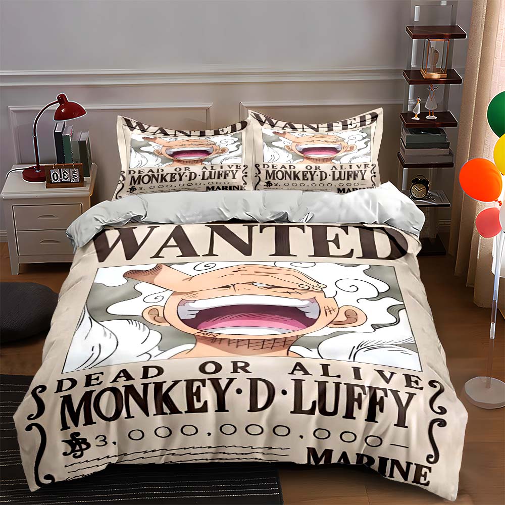

Wanted poster design Bedding Duvet cover sets Duvet covers Pillowcases gifts (1 * Duvet Cover 2 * Pillowcases, without duvet insert) 135x200cm