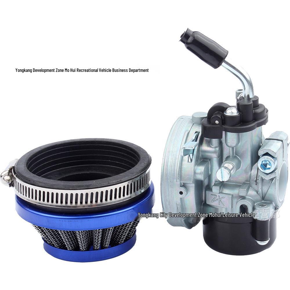 

Blue Mini ATV Carburetor & Air Filter for Off-road/Beach 37/50/80CC Other