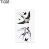 Trigram Animal Temporary Fake Tattoo Sticker Body Art avtagbar dekal