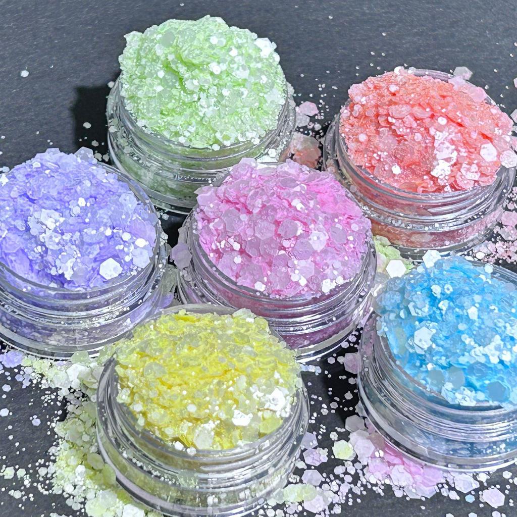 Colorful Quicksand Pearl Matte Sequins for DIY Nail Art