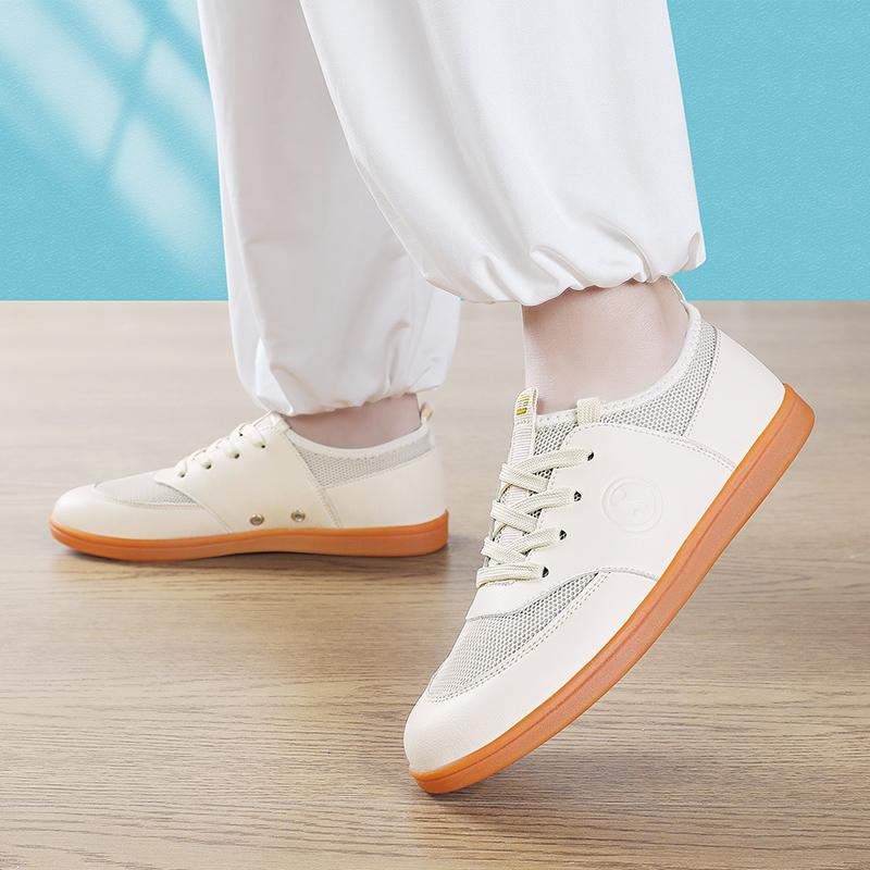 Fashion Martial Arts Shoes Unisex Adult Exercise Chinese Traditional Beijing Tai Chi Kung Fu Team Performance Match Men Women Sneakers