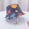 Summer Baby Hat Boy Girl Cotton Uv Protection Sun Cap Children Panama Beach Kids Bucket Hat Cute Cartoon Infant Caps
