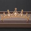 DIEZI Elegant Luxury Girls Crystal Bridal Tiara Crown Birthday Party New Fashion Bride Queen Headbands Hair Jewelry Accessories