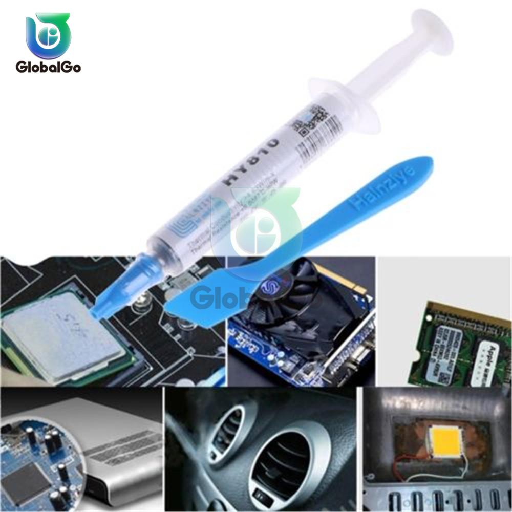 2G HY810-OP2G CPU Thermal Grease with A Plastic Tool Grey Silicone Compound Thermal Paste Conductive Heatsink Plaster For CPU