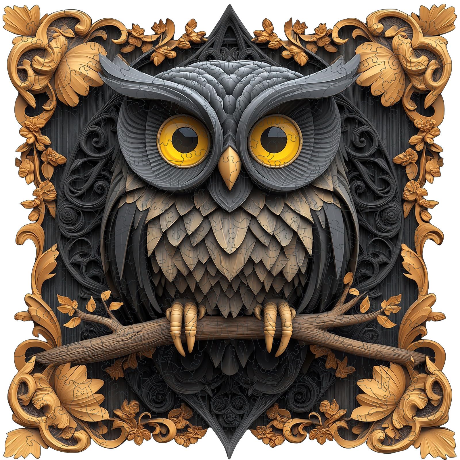 

delobil Деревянный пазл 200 5 мм Уникальной формы 3D Взрослый Включает прозрачный лист х Пазл, Детали, Толстый, Детали, Лазерная резка Микро-детали, Пазл,