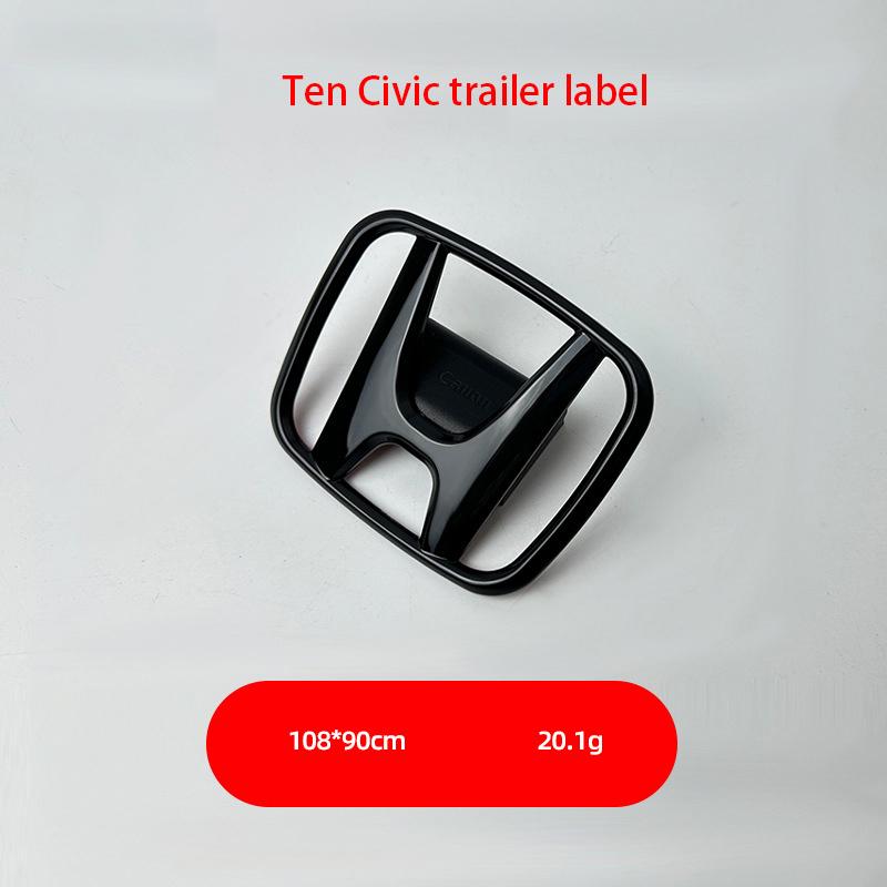 Car front and rear logo sticker accessories For Honda Civic FIT Accord Prelude CRV 5th Mugen CRZ CRX Jazz HRV Pilot Odyssey Elys