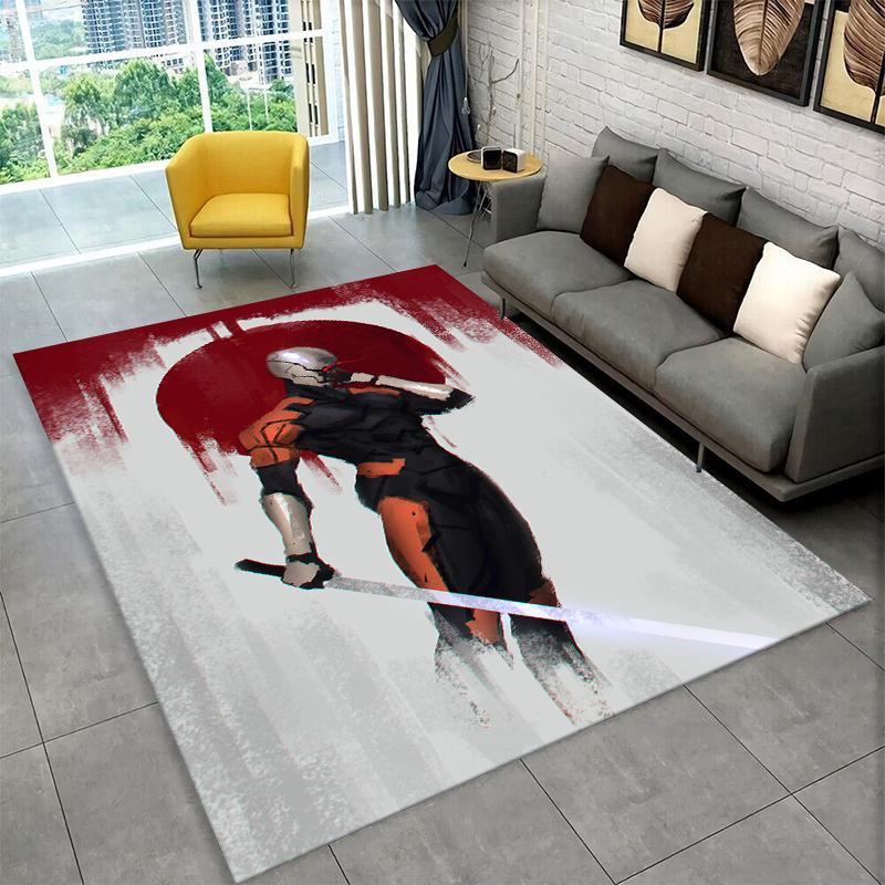 Game Metal Gear Solid Cartoon Non-Slip Area Rug for Living Room,Bedroom,Playroom,Soft Carpet Floor Mat Home Decor Rug Kids Room