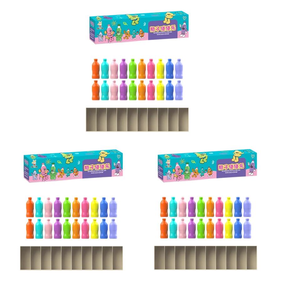 Interesting bottle guessing game, bottle color challenge game for children and adults, multiplayer game for party gatherings