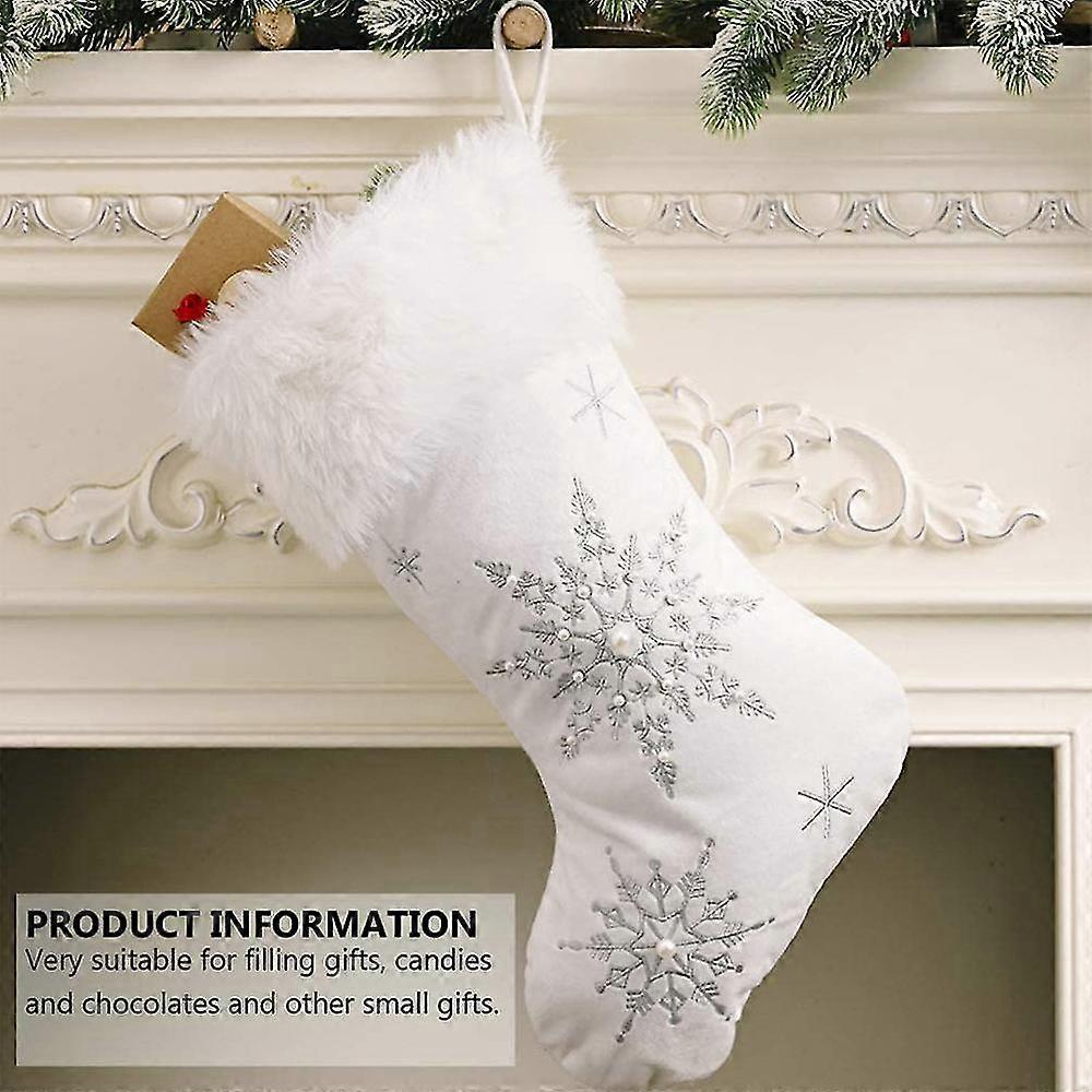 Christmas Plush Decoration Socks Christmas Stocking Pendant Christmas Decoration Gift Bag Christmas Tree Socks Pendant