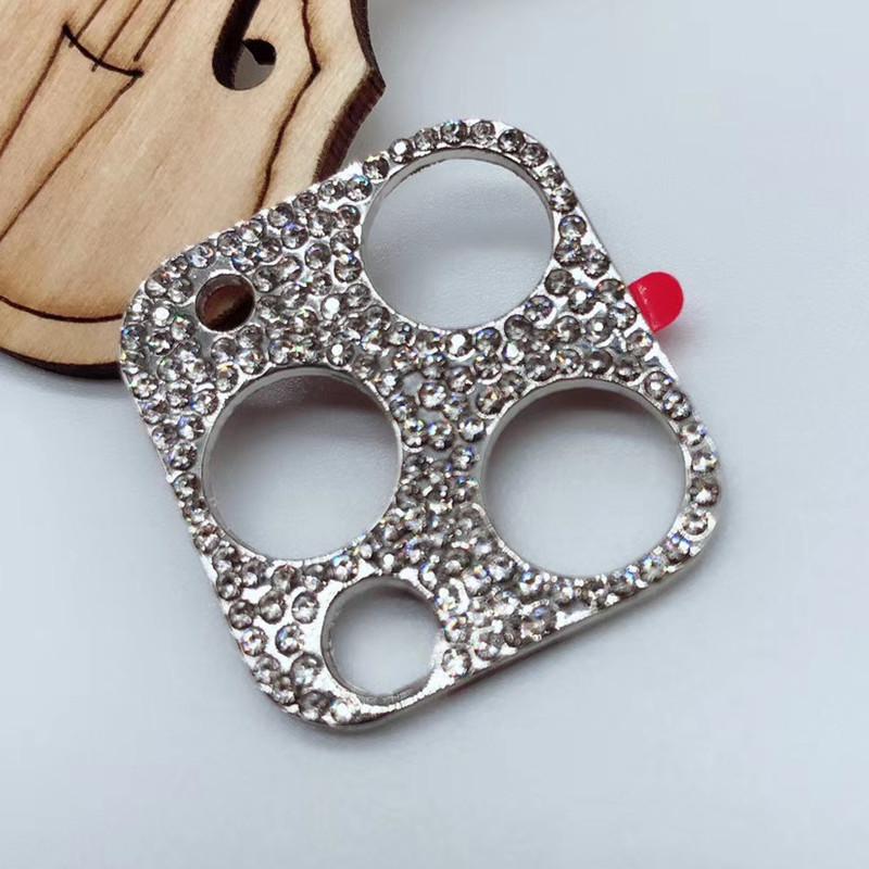Diamond Lens Film for iPhone 11, 13, 15 Pro Max, and 16: Titanium Alloy Crystal Lens Sticker