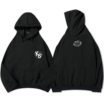 K6 Kiss 6 K CAMP Hoodies Unisex Streetwear Long Sleeve Casual Winter Hooded Sweatshirts Graphic Printed Clothing Men Women Hoody
