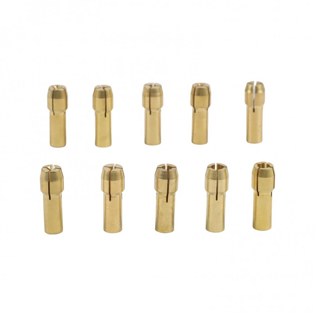 10 piezas para portabrocas de mini taladro 4.2/4.8mm Pinza de cobre para uso en herramientas rotativas
