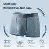 Miiow Men's Ice Silk Seamless Boxer Briefs 4-Pack