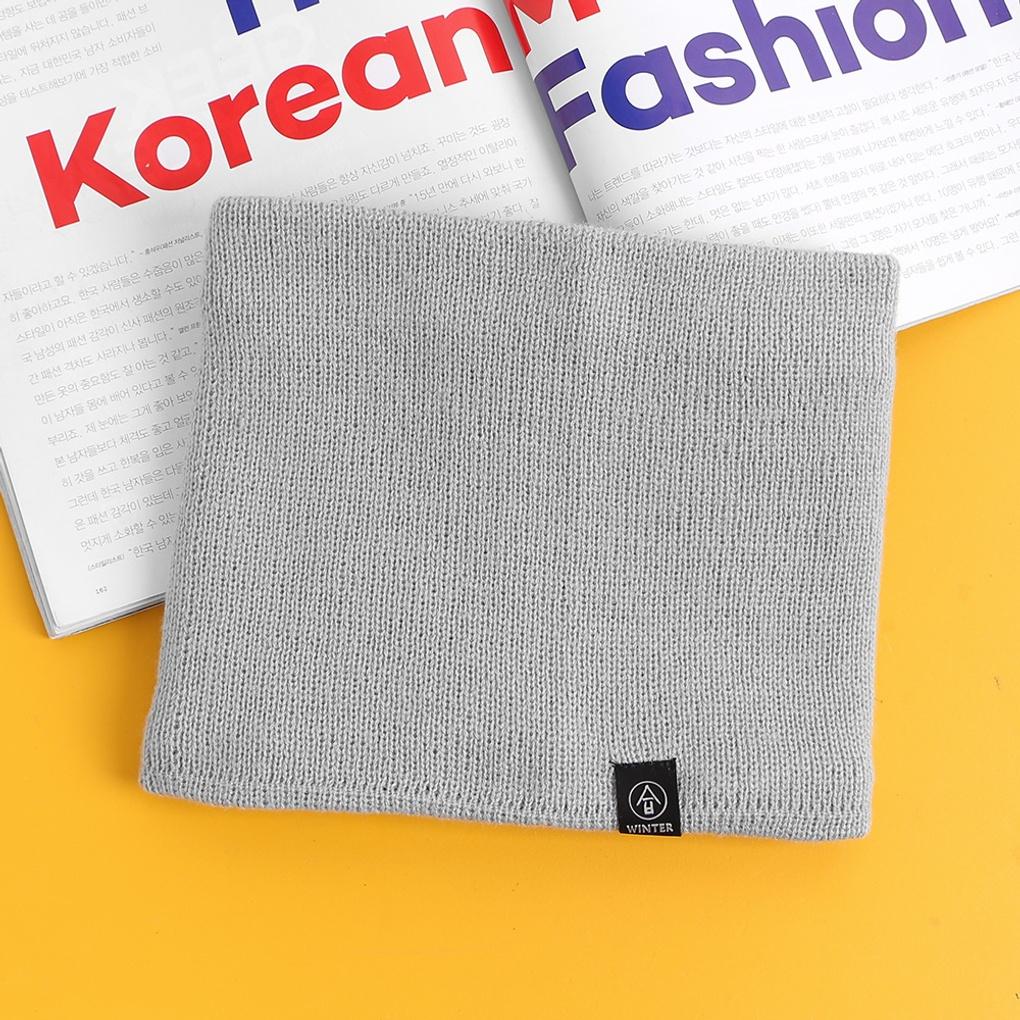 Winter Cold Weather Gear Fleece Neck Warmer, Neck Gaiter, Gray