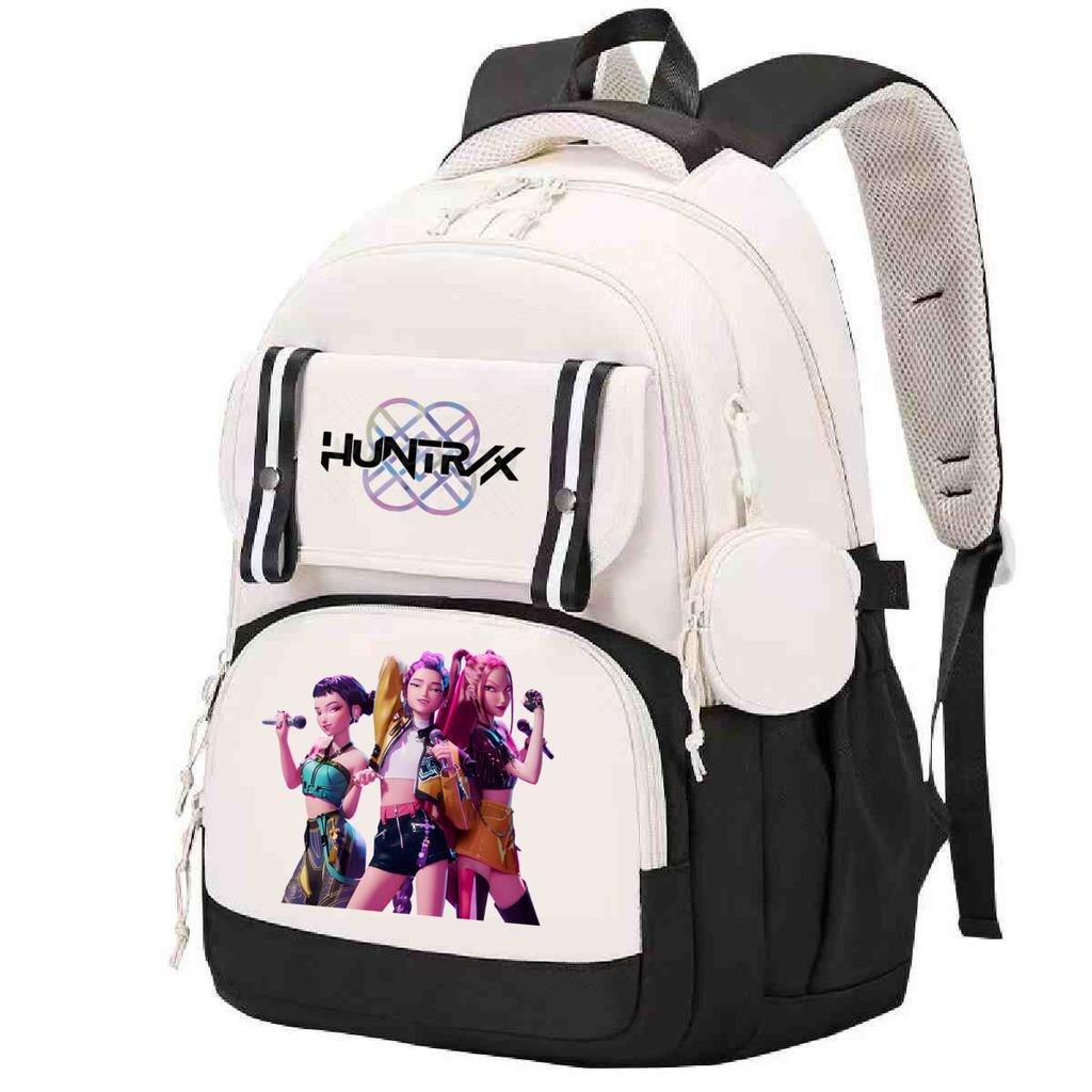 Animation Cartoon Printed Backpack Macaron Color Burden Reduction Ridge Protection Primary And Secondary School School Bag