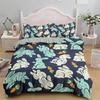 Soft Easter Eggs Print Duvet Cover Happy Easter Cartoon Rabbit Toddler Bedding Sets Twin King Queen Size Microfiber Quilt Cover