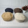 New Beret with Diamonds Female Sweet Temperament Painter's Hat Spring and Autumn Thin Face Small Beret Advanced Sense