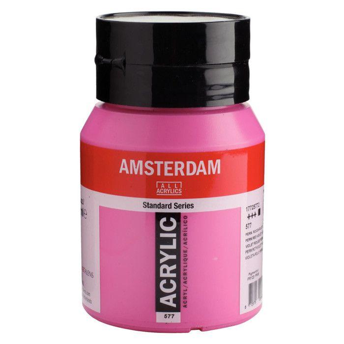 You do it Acrylverf - Amsterdam - 500ml - Paars Rood - Lichtecht - Duurzaam Rood