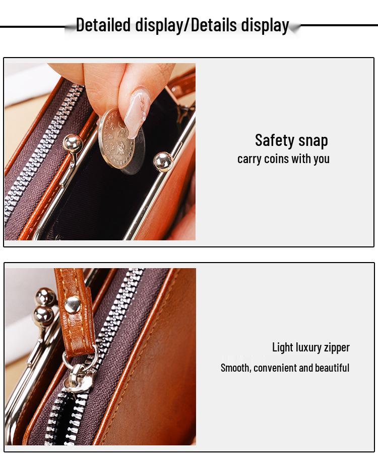 Women's Fashion Multi-Card Wristlet Wallet - Large Capacity Coin Purse