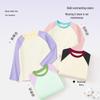 TonLion Girls' Color-Block Raglan Long-Sleeve Cotton T-Shirt