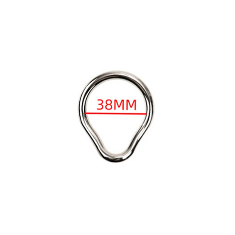 Edelstahl Penis Lock Hahnring Mann Metall Klein Groß Verzögerte Ejakulation Penisring Kugel Dehner Erektion Männliches Sexspielzeug