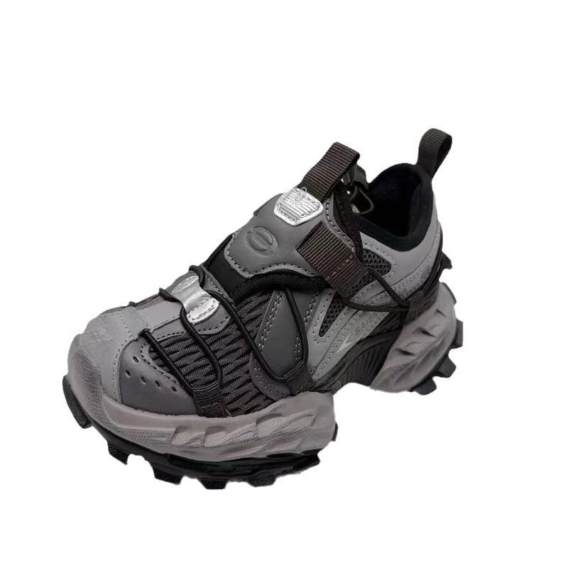 Children's Dad Shoes 2025 New Popular Autumn and Winter Casual Shoes Velvet Sports Running Shoes Boys Wear-resistant and Non-slip