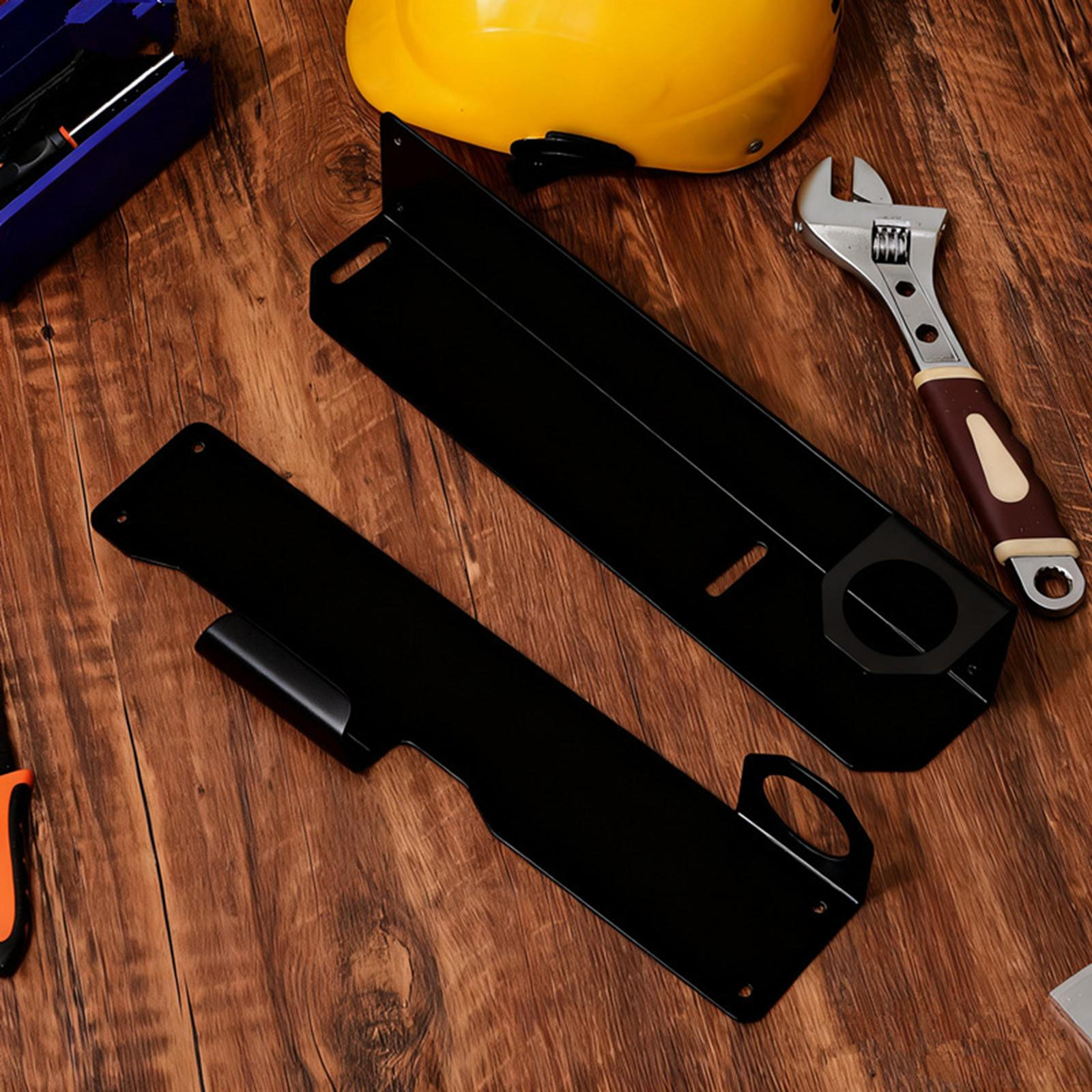 

Кронштейн для напольной домкратной стойки, органайзер, противооткатный держатель, стеллаж для хранения для парка, гаража, двора black