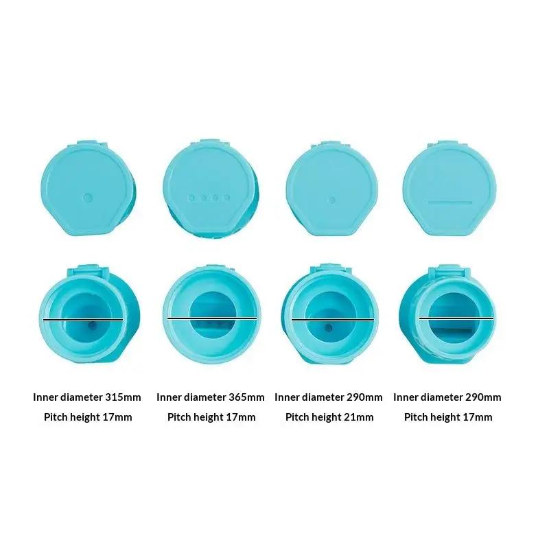 

4Pcs Food Grade PP Salad Dressing Dispenser Set Sauce Squeeze Bottle Lids For Sauce Syrup Jam Ketchup Kitchen Gadgets синій