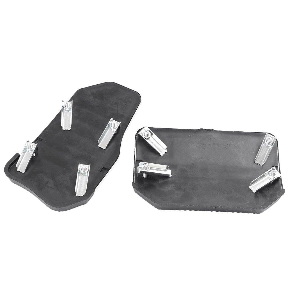 GZYF Universal Mini Car Pedal Set, Gas Pedal, Brake Pedal, Cover Panel, Durable, Aluminum,
