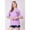 Camiseta Informal para Mujer Mezcla de Algodón Estampado Gráfico Top Oversize Paquete de 2