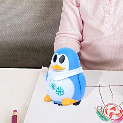 Creative Drawing Companion: Induction Robot Penguin Following Lines